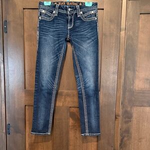 Rock Revival Women's Dark Blue Skinny Jeans